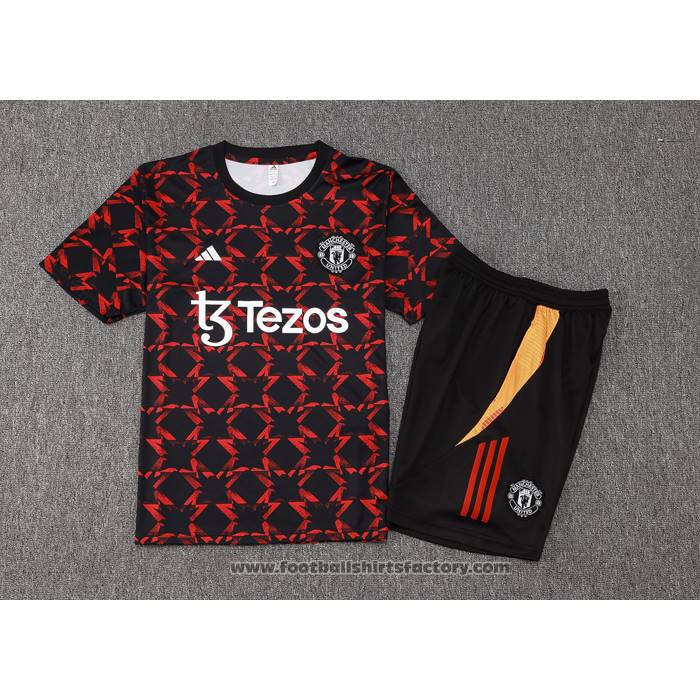 Tracksuit Manchester United Short Sleeve 2024-2025 Red - Shorts